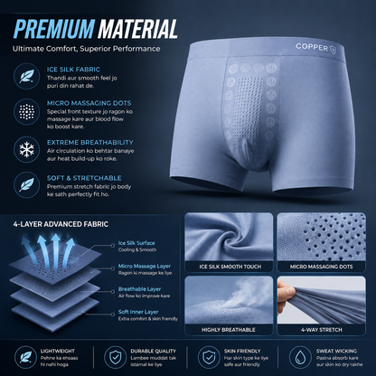 🔥Boost Stamina With Natural Ice Silk Boxer Within 7 Days